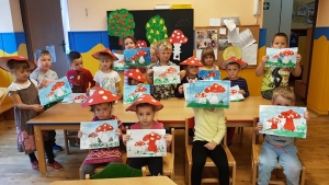 Przedszkolacy rysują muzykę
