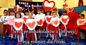 Serce dla Polski od naszych przedszkolaków