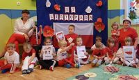 Wspaniała lekcja patriotyzmu w Przedszkolu w Orłowej